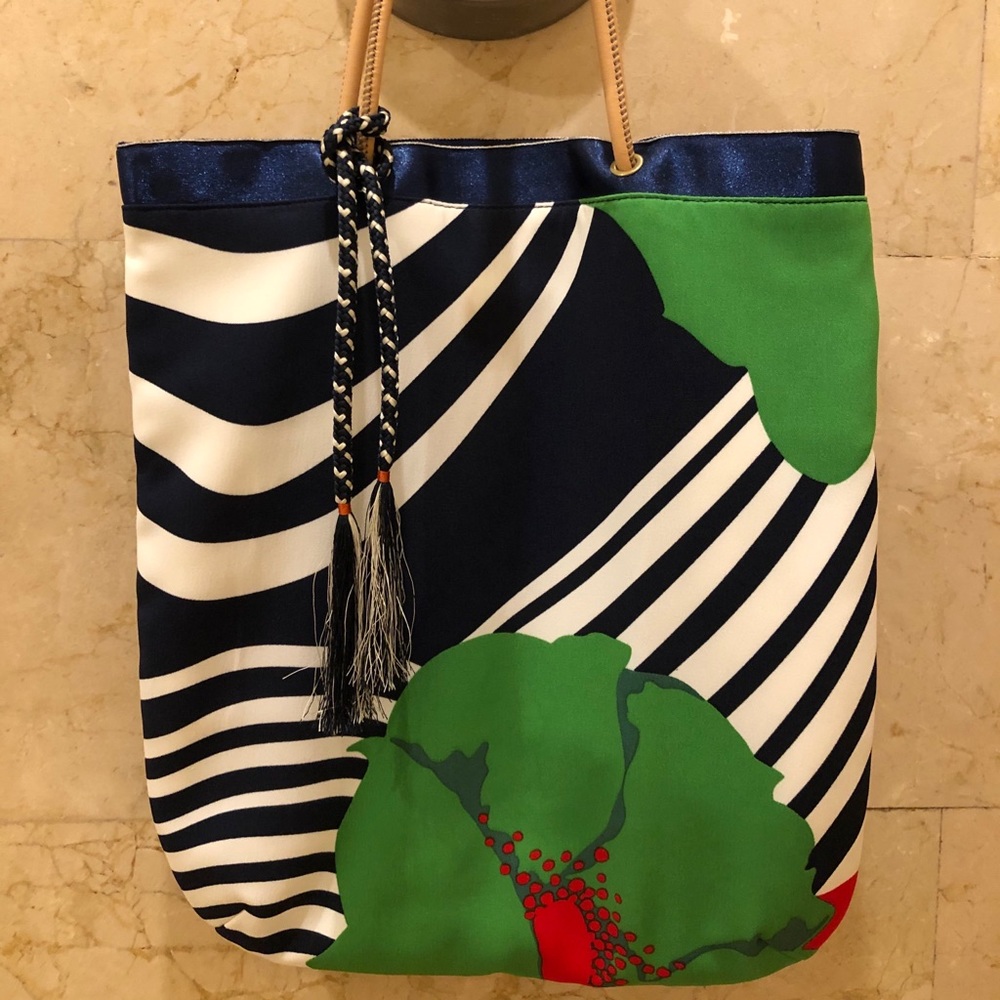 J. Crew Ratti Multi Patterned Tote